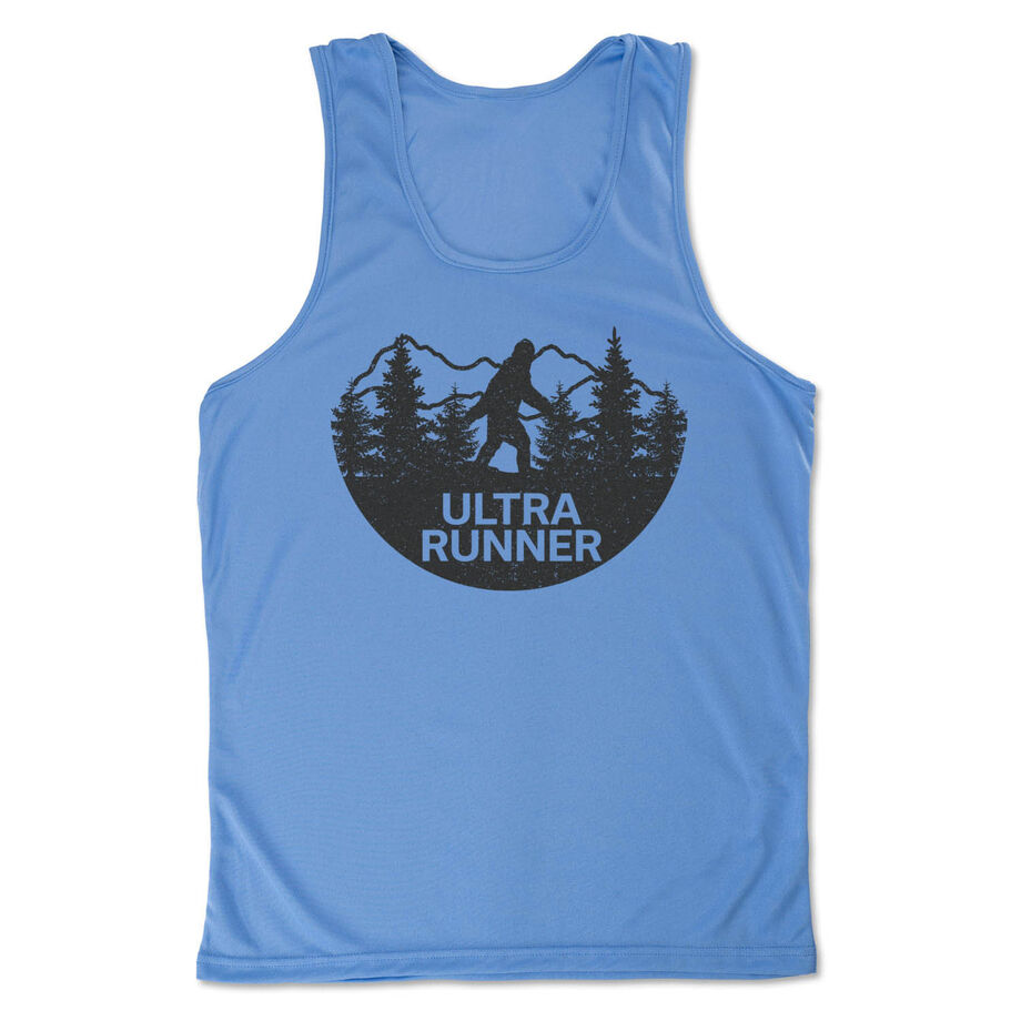 Men's Running Performance Tank Top - Ultra Runner Bigfoot