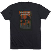 Running Short Sleeve T-Shirt - Outrun the Mothman