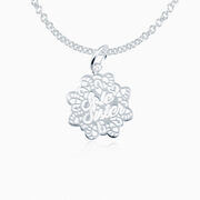 Sterling Silver Filigree Sole Sister Necklace