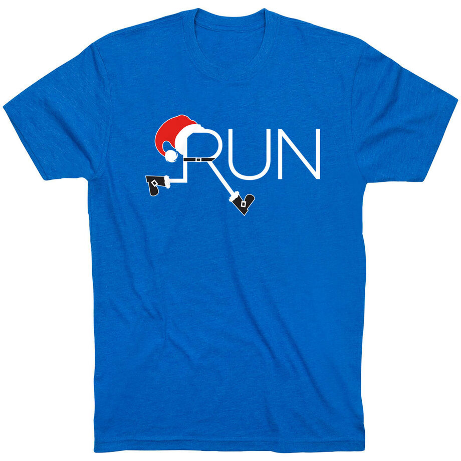 Running Short Sleeve T-Shirt - Let's Run For Christmas