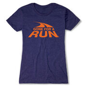 Women's Everyday Tee Gone For a Run&reg; Logo (Orange)