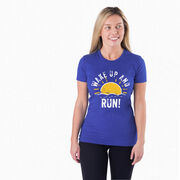 Women's Everyday Runners Tee - Wake Up And Run