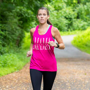 Women's Racerback Performance Tank Top - Running Mama