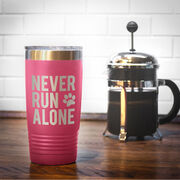 Running 20oz. Double Insulated Tumbler - Never Run Alone (Bold)