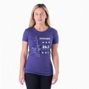 Women's Everyday Runners Tee - Chicago Route