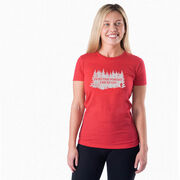 Women's Everyday Hikers Tee - Into the Forest I Must Go Hiking