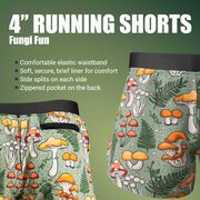Running Streaker Shorts - Fungi Fun Streaker 4" Inseam - Mens