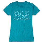 Women's Everyday Runners Tee - Marathoner 26.2 Miles