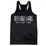 Women's Racerback Performance Tank Top - Run Like A Girl&#174;