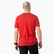 Running Short Sleeve T-Shirt - 26.2 Marathon Vertical 