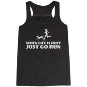 Flowy Racerback Tank Top - Life is Ruff