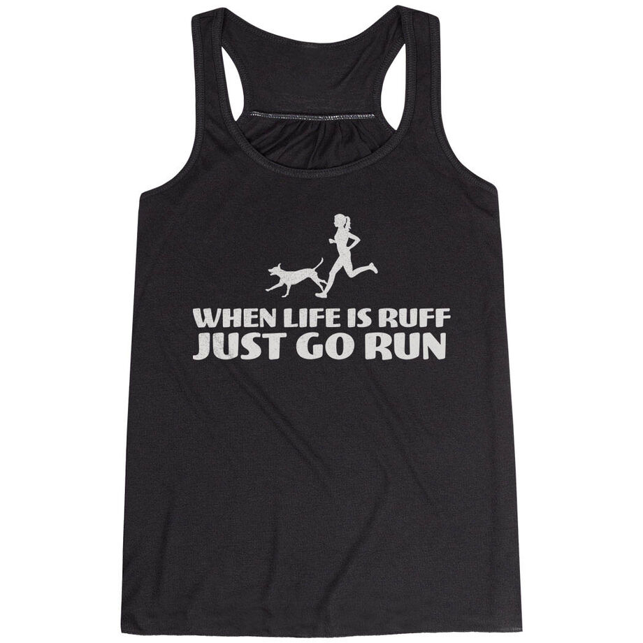 Flowy Racerback Tank Top - Life is Ruff