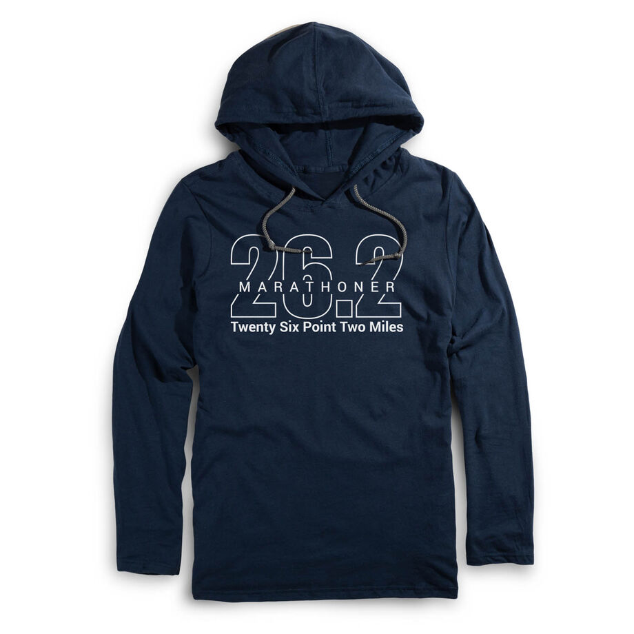 Running Lightweight Hoodie - Marathoner 26.2 Miles