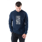 Running Raglan Crew Neck Sweatshirt - A Road Less Traveled - Marathoner