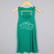 Flowy Racerback Tank Top - Into the Forest I Go
