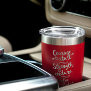 Running 20 oz. Double Insulated Tumbler - Courage To Start