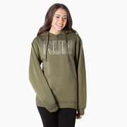 Statement Fleece Hoodie -  Run With Inspiration