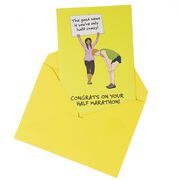 Running Greeting Card - Congrats on your Half Marathon