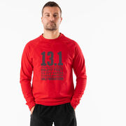 Running Raglan Crew Neck Pullover - 13.1 Math Miles
