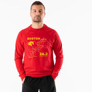 Running Raglan Crew Neck Pullover - Boston Route