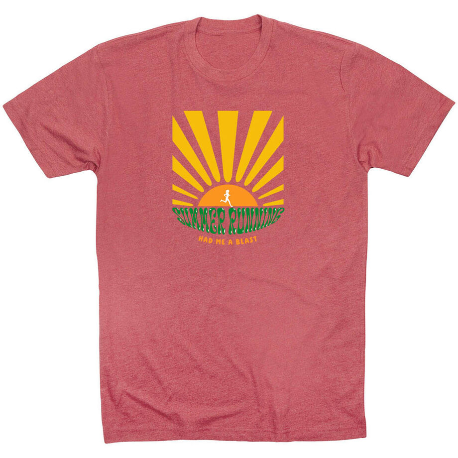 Running Short Sleeve T-Shirt - Summer Running Had Me A Blast