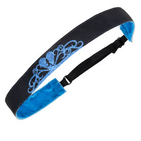 Athletic Juliband Non-Slip Headband - Tiara (Blue)