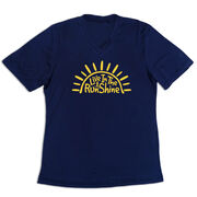 Women's Short Sleeve Tech Tee - Live In The RunShine