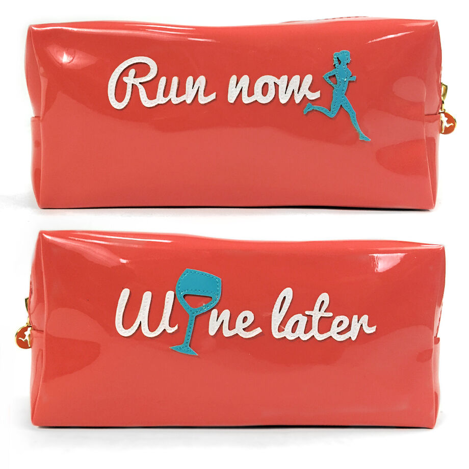 Run Now… Wine Later Runner's Cosmetic Bag - Lexi