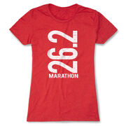 Women's Everyday Runners Tee 26.2 Marathon Vertical