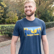 Running Short Sleeve T-Shirt - Happy Hour Runner