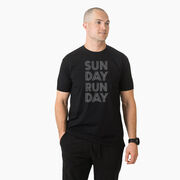 Running Short Sleeve T-Shirt - Sunday Runday (Stacked)