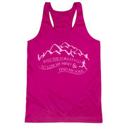 Women's Racerback Performance Tank Top - Into The Forest I Go