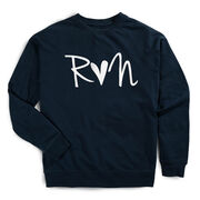 Running Raglan Crew Neck Pullover - Run Heart