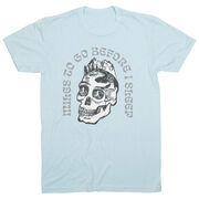 Running Short Sleeve T-Shirt - Miles To Go Before I Sleep - Skull