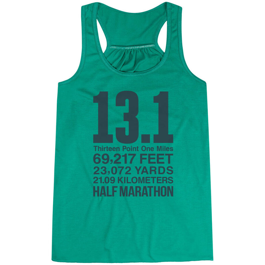Flowy Racerback Tank Top - 13.1 Math Miles