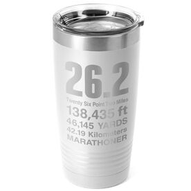 Running 20 oz. Double Insulated Tumbler - 26.2 Math Miles