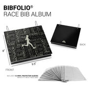 BibFOLIO® Race Bib Album - Running Inspiration Male