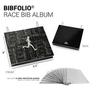 BibFOLIO&reg; Race Bib Album - Running Inspiration Male