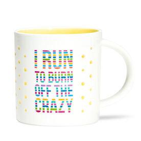 Soleil Home™ Running Porcelain Mug - Run to Burn Off the Crazy