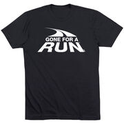 Running Short Sleeve T- Shirt - Gone For a Run® White Logo