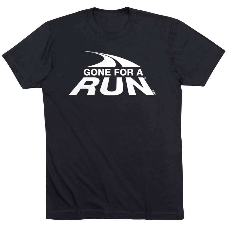 Running Short Sleeve T- Shirt - Gone For a Run® White Logo
