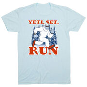 Running Short Sleeve T-Shirt - Yeti, Set, Run