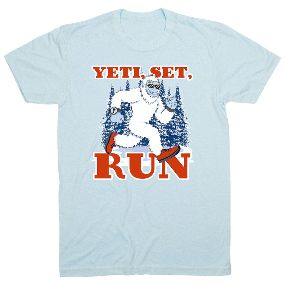 Running Short Sleeve T-Shirt - Yeti, Set, Run