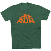 Running Short Sleeve T-Shirt - Gone For a Run® Logo (Orange)