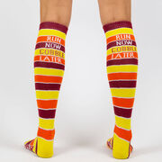 Yakety Yak Knee High Socks - Run Now Gobble Later