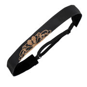 Athletic Juliband Non-Slip Headband - Tiara (Gold)