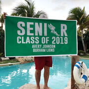 Track & Field Premium Beach Towel - Personalized Senior Class Of