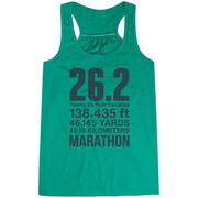 Flowy Racerback Tank Top - 26.2 Math Miles