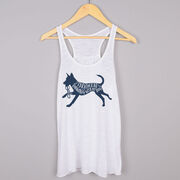 Flowy Racerback Tank Top - I'd Rather Be Running with My Dog