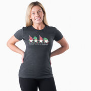 Women's Everyday Runners Tee - Runnin' With My Gnomies&reg; - Christmas